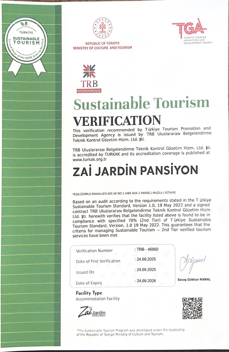 Sürdürülebilir Turizm 2. Aşama İngilizce